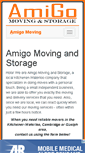 Mobile Screenshot of amigomoving.ca